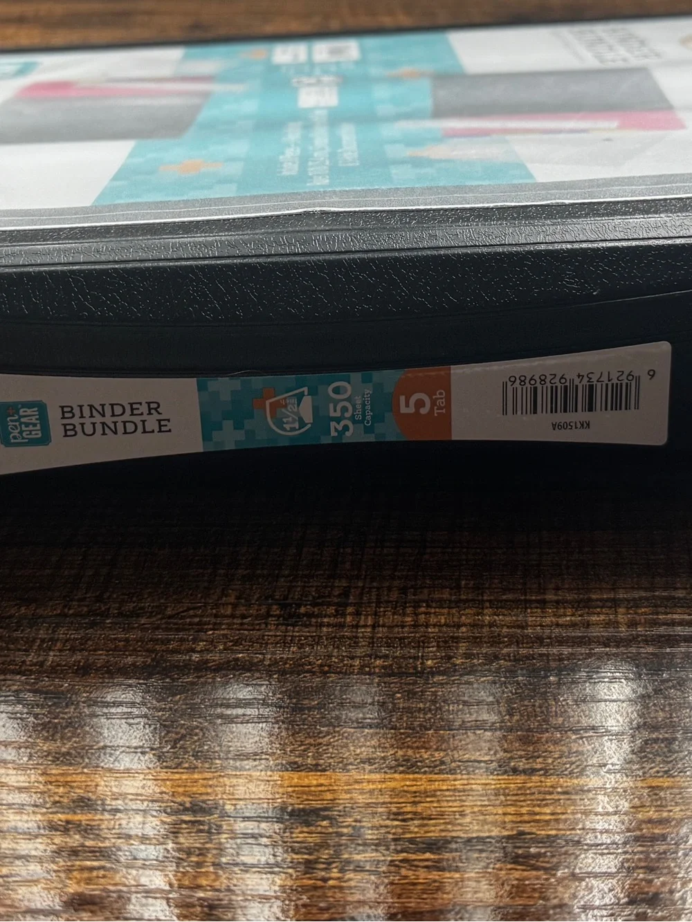 Black 3-Ring Binder Bundle with Index Dividers